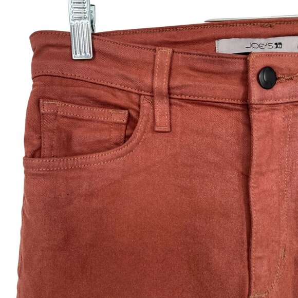 Joe's Jeans Saddleback High Rise Skinny Ankle Jeans Waxed Size 27 - Picture 5 of 13